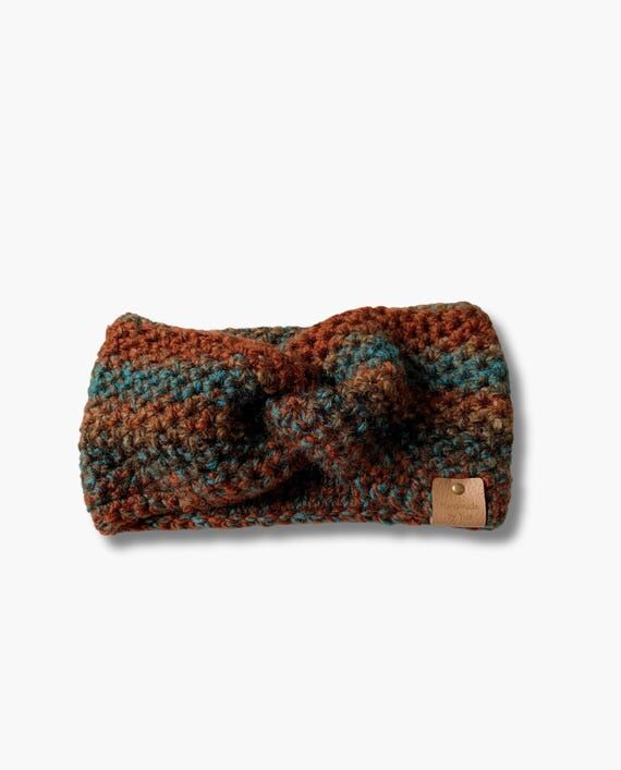 Knitted Headband: Chunky Acrylic Twisted Ear ...