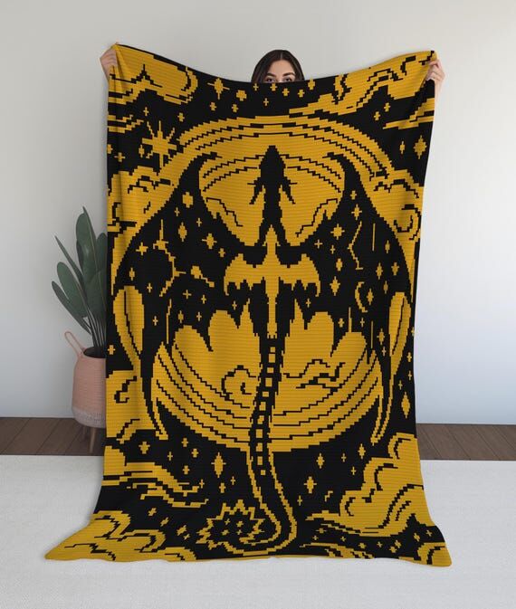 Celestial Dragon Blanket Pattern – Romantic...