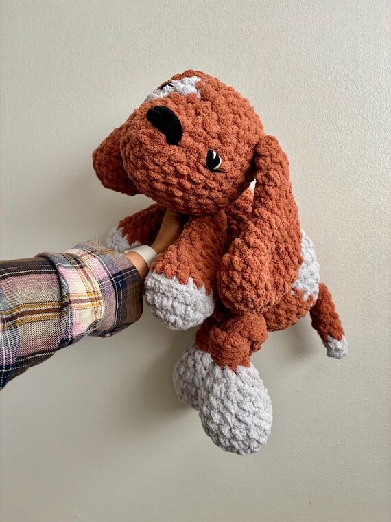 Stuffed Puppy | Crochet Dog | Handmade Toy | ...
