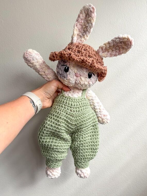 Crochet Rabbit Plush | Handmade Bunny Toy | S...