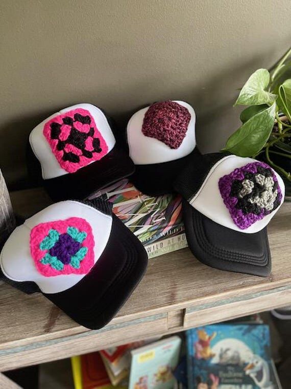 Custom Crochet Trucker Hat | Handmade Granny ...