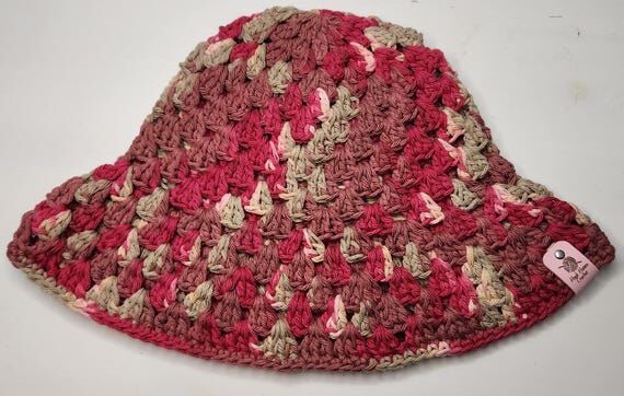 Crochet Cotton Bucket Hat: Handmade Sunny Sum...