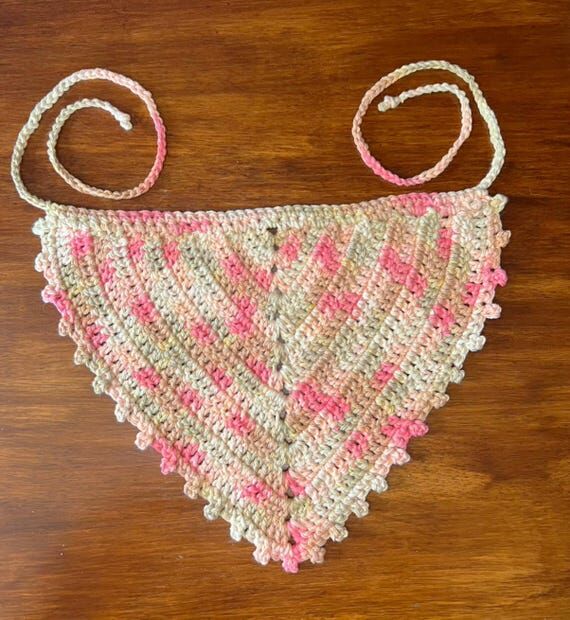 Crochet Cotton Hair Bandana: Beach Style Kerc...