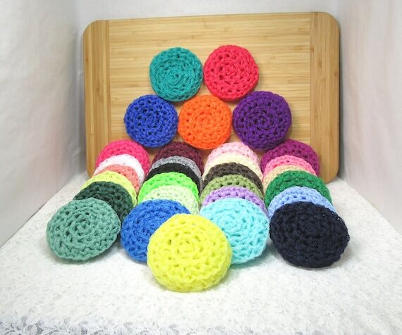 Scrubber Pattern. Scrubbie pattern, scour pad...