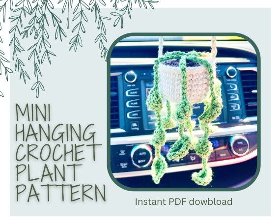 Mini Hanging Crochet Plant Pattern...