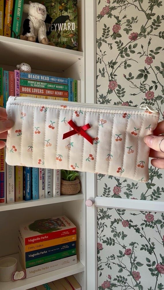Handmade Pencil Case Quilted Zipper Pencil Po...