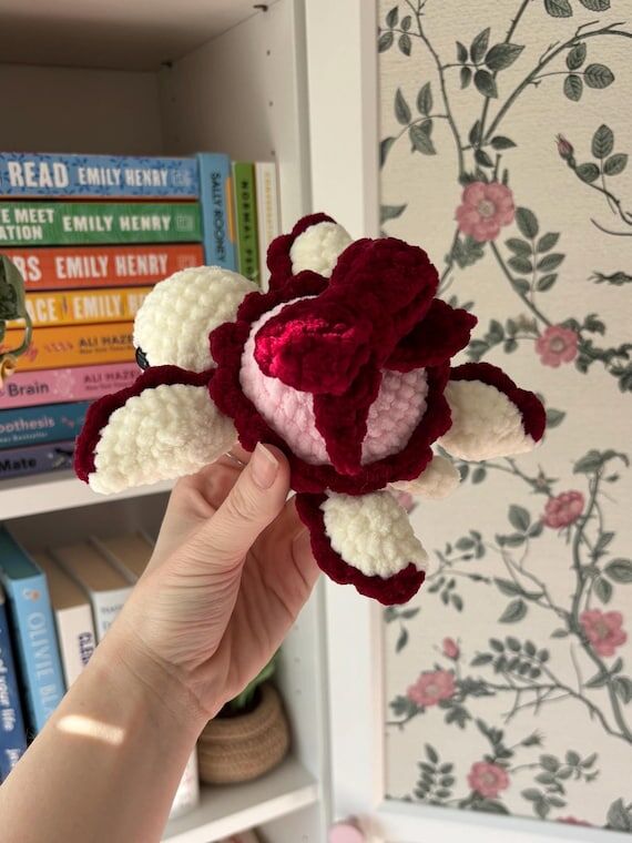Crochet Bow Turtle Handmade Amigurumi Plushie...