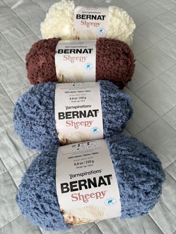 Bernat Sheepy Yarn - Juniper / Cotton Tain / ...