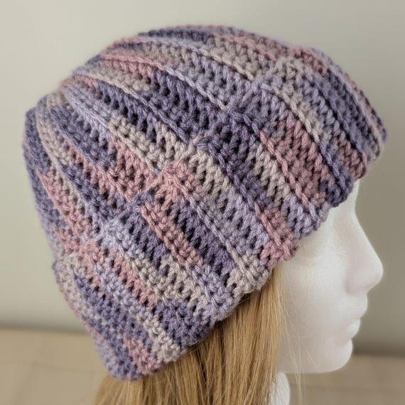 Handmade Crochet Fisherman Beanie: Watch Cap ...