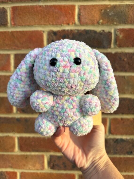 Adorable Sprinkles Bunny Handmade Crochet Sup...