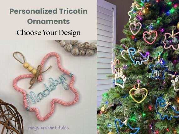 Personalized Tricotin Christmas Ornament – ...