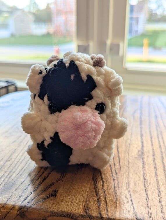 Charming Crochet Amigurumi Cow...