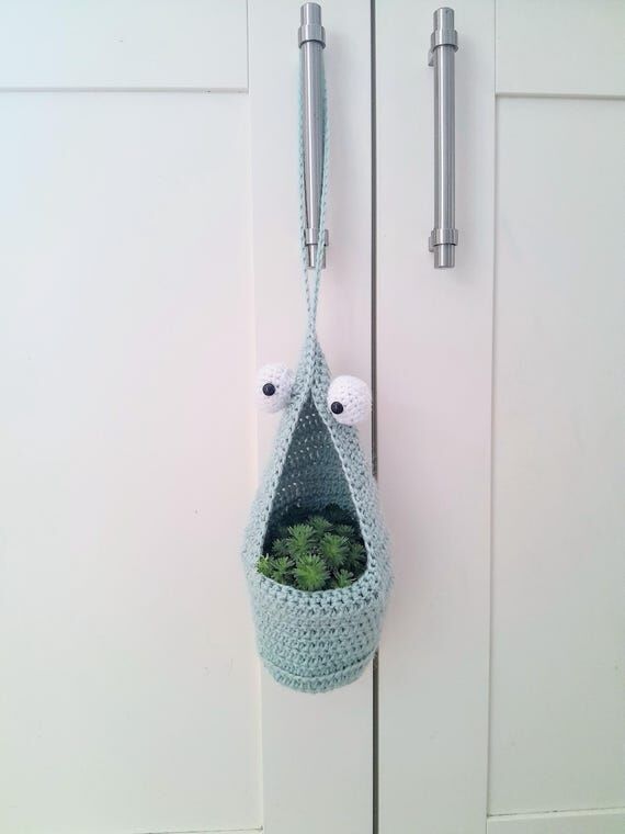 Yip Yip Crochet Plant Hanger: Boho Home Decor...