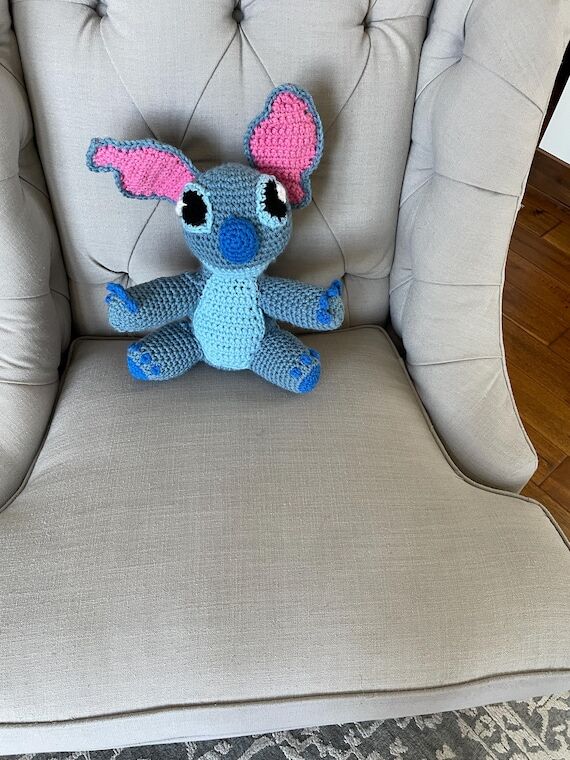 Crochet Disneys lilo and stitch doll- afforda...
