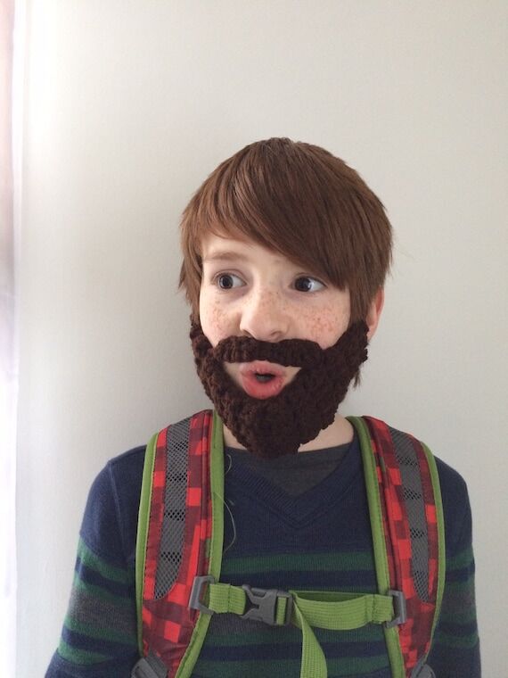 Crocheted Lumberjack Beard: Funny Costume, Ac...
