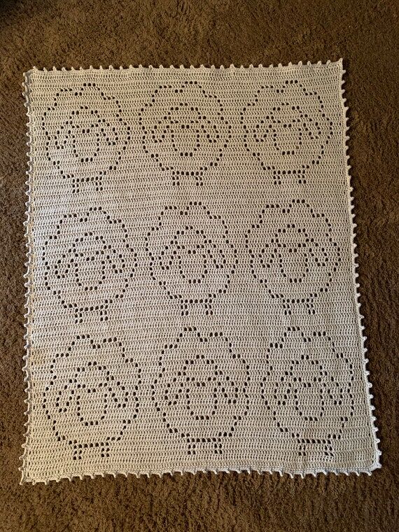 Crochet Baby Blanket: Sheep Design, Gender Ne...