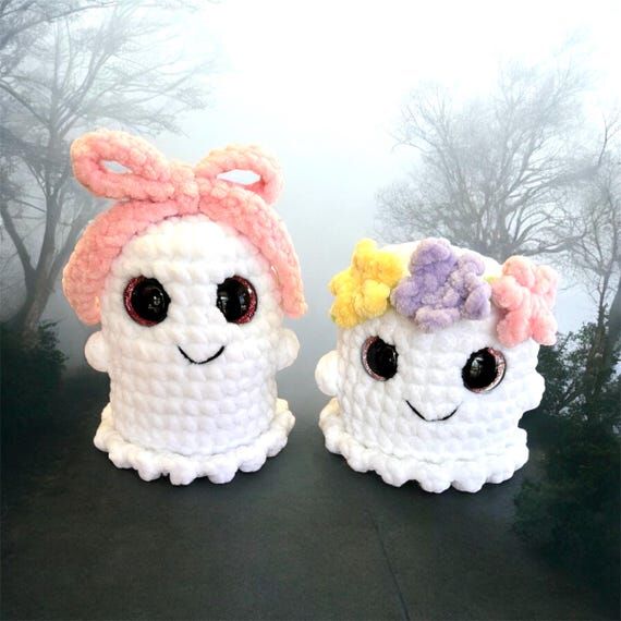 Crochet Ghoul Plushie: Girly Halloween Decor,...