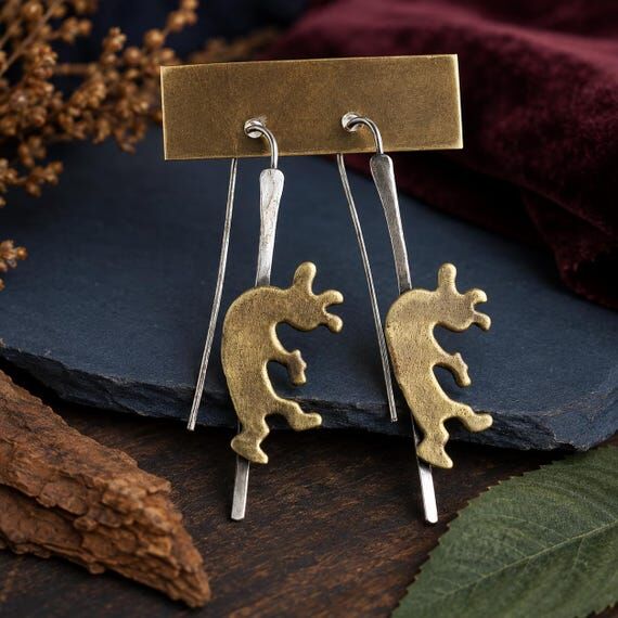 Handcrafted Kokopelli Flute Player Threader E...