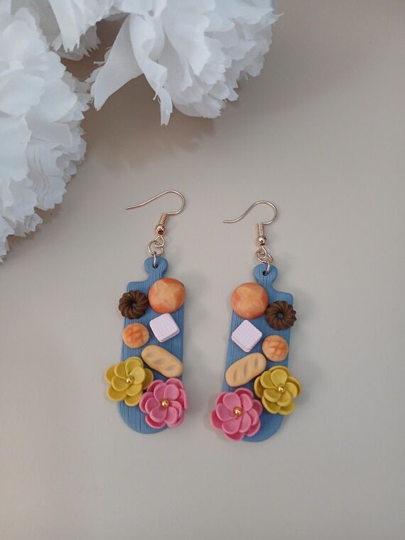 Charcuterie Board Earrings - Foodie Jewelry, ...