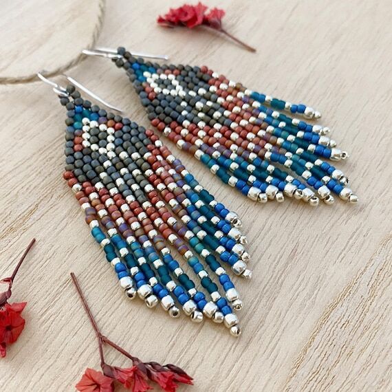 Petite Wanderlust Beaded Fringe Earrings...