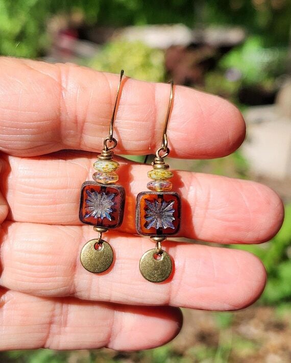RESTOCKED!!! Warm Honey: Best Seller Earrings...