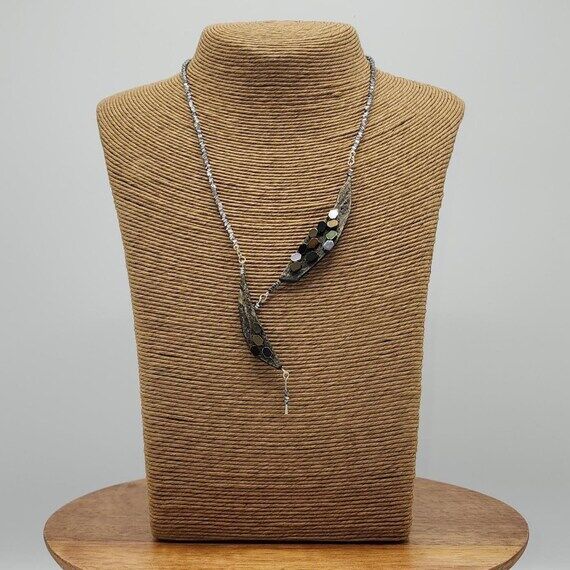 Wasp Paper Necklace - Asymmetric Design Polym...