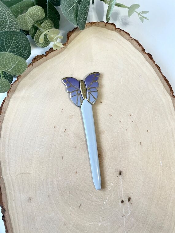 Handmade Butterfly Plant Stake, Polymer Clay ...