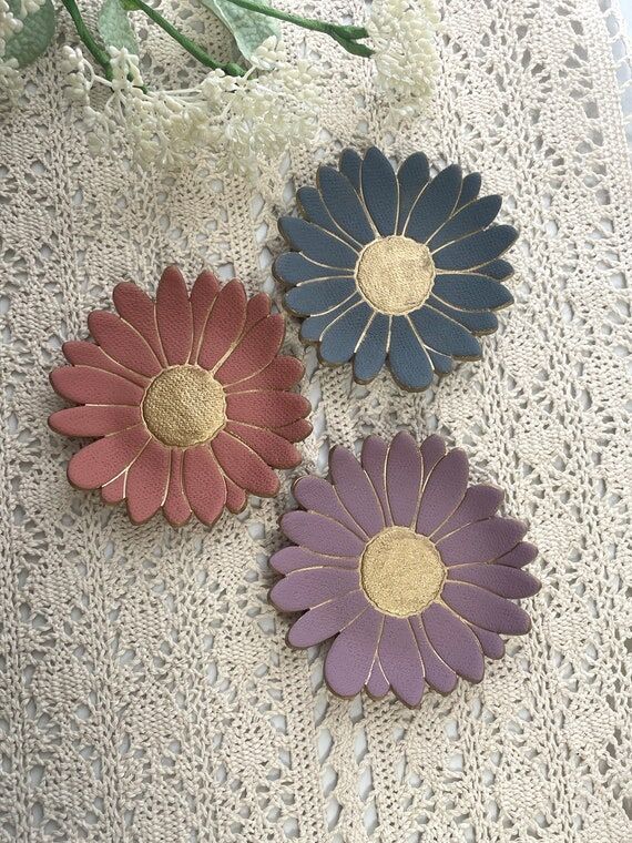 Handmade Polymer Clay Flower Jewelry Trinket ...