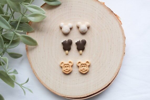 Tiny Disney Park Treat Inspired Stud Earrings...