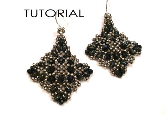 Beaded Earrings "Marquisa"...