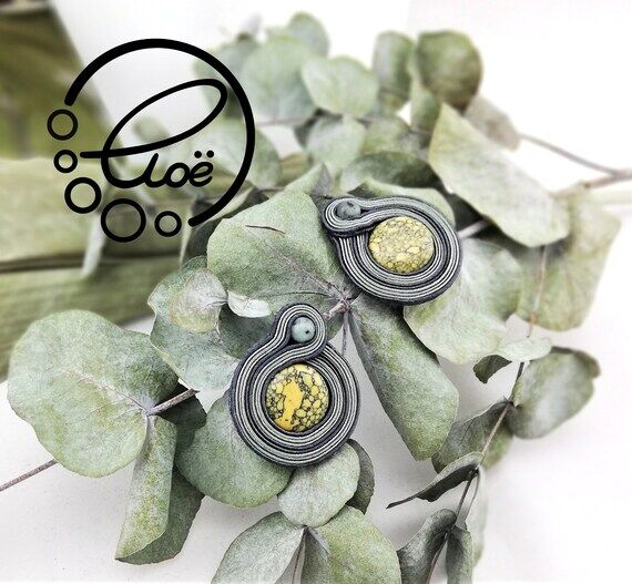 Fennel Soutache Handmade Earrings...