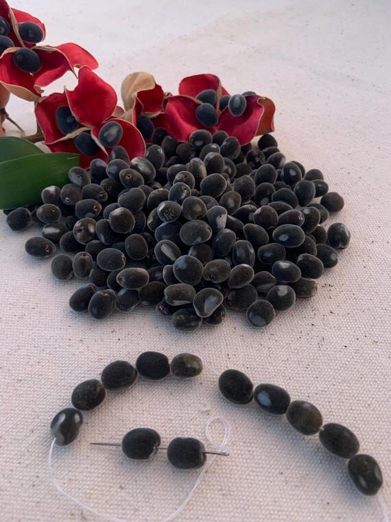 100+ Drilled Organic Natural Grey Velvet Hawa...