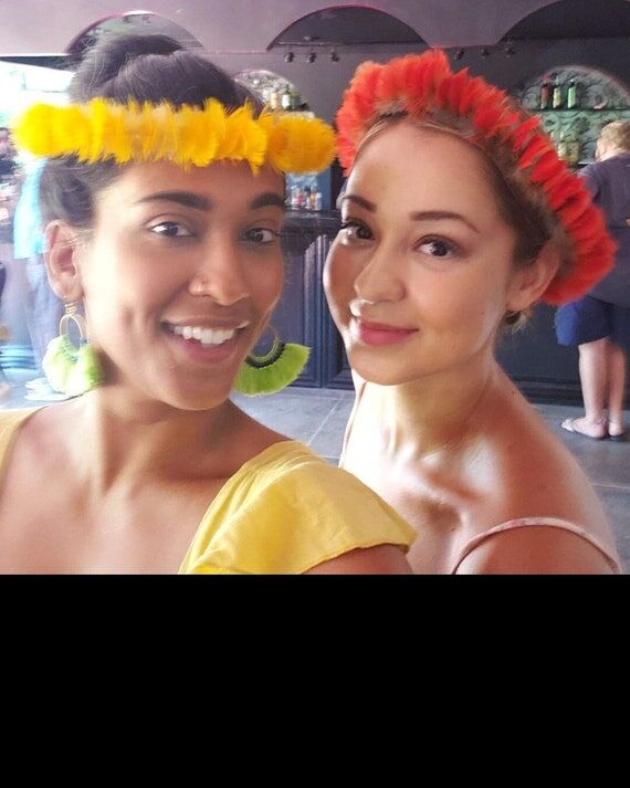 Yellow Tiara, Ethically Sourced Indigenous M...