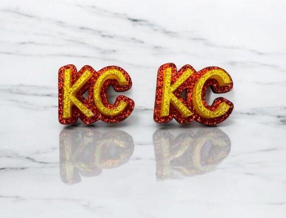 Kansas City Chiefs Stud Earrings...