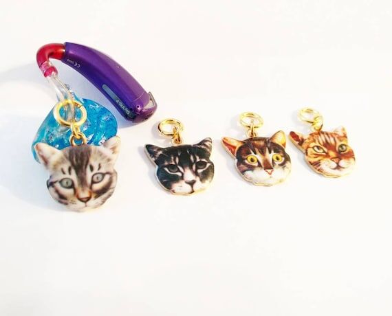 Hearing aid jewelry charm, hearing aid charm...