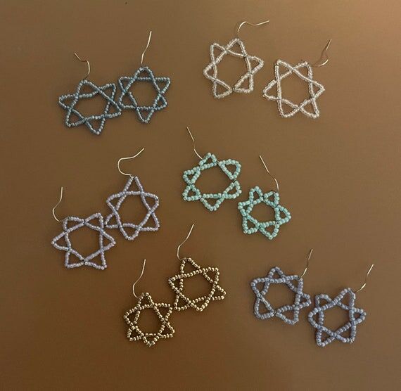 Star of David, Jewish Star, Magen David Earri...