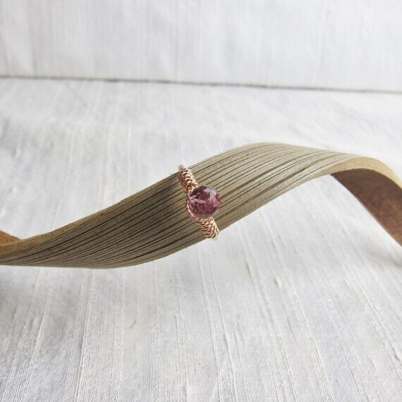 Pink Topaz 14K Rose Gold Filled Handmade Gem ...