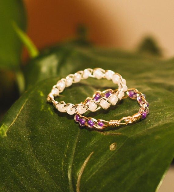Braided Wire Ring, Stacking Ring, Dainty Ring...