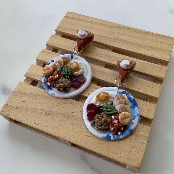 Miniature Thanksgiving Turkey Dinner with all...