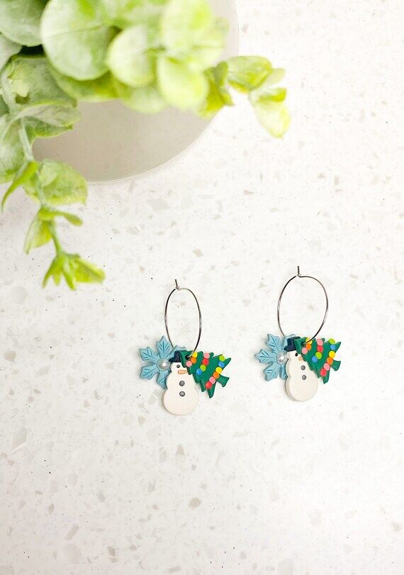 Interchangeable Holiday Hoop Earring Sets | P...