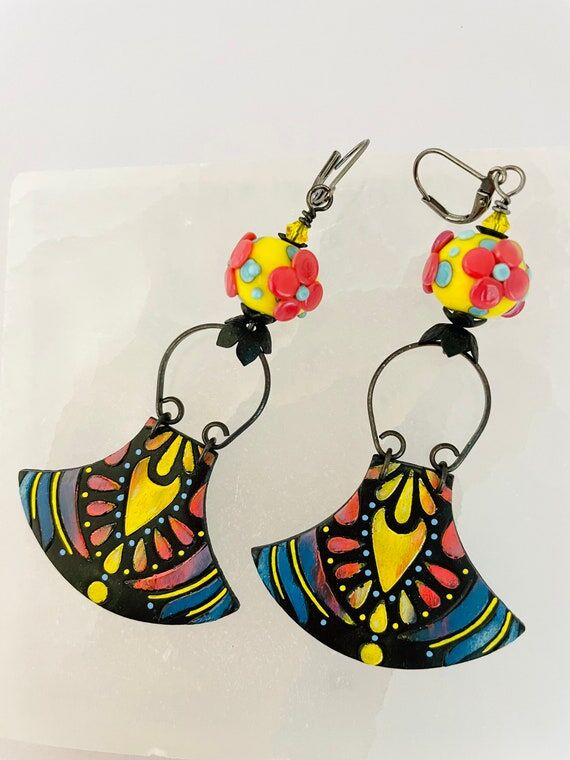 OOAK Artisan Drop Earrings...
