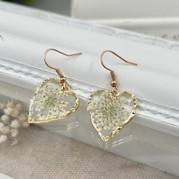 Queen Lace Earring Flower Jewelry Wedding Acc...