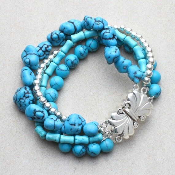 Turquoise bracelet, Sterling Bracelet, Southw...