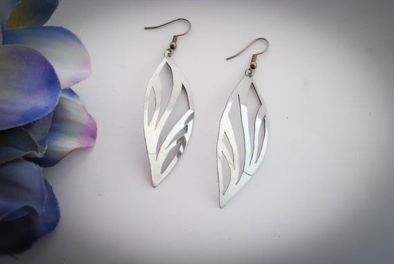 Hand Cut Aluminum Earrings...