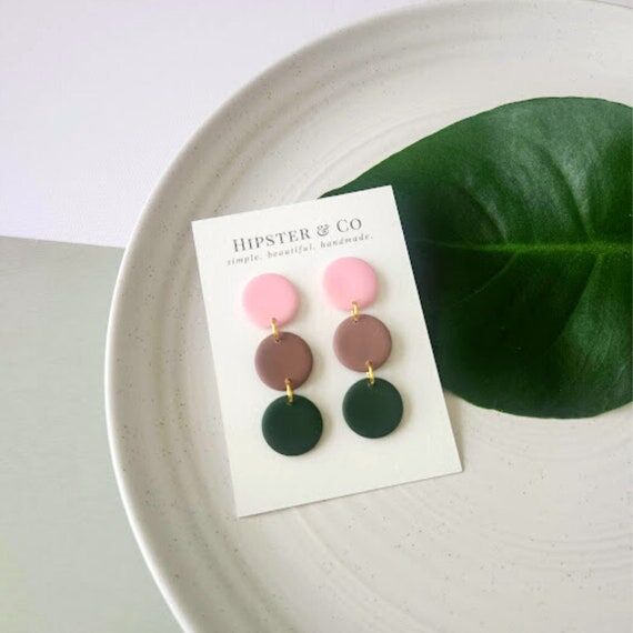 The Pierre Polymer Clay Multi-colored Dangle ...