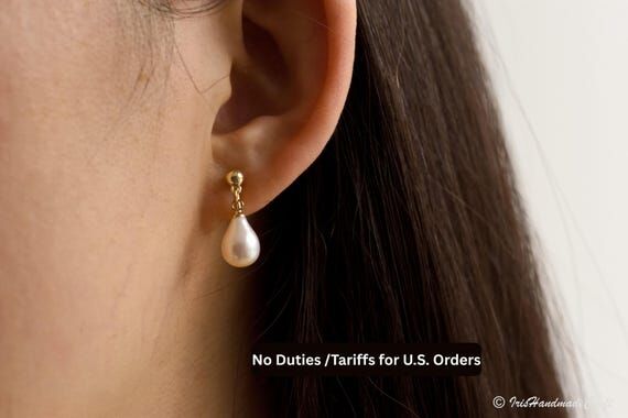 14k Gold Filled Clip On Earrings, Clip On Fre...