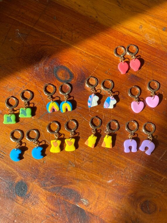 Handmade Lucky Charms Marshmallow Gold Plated...