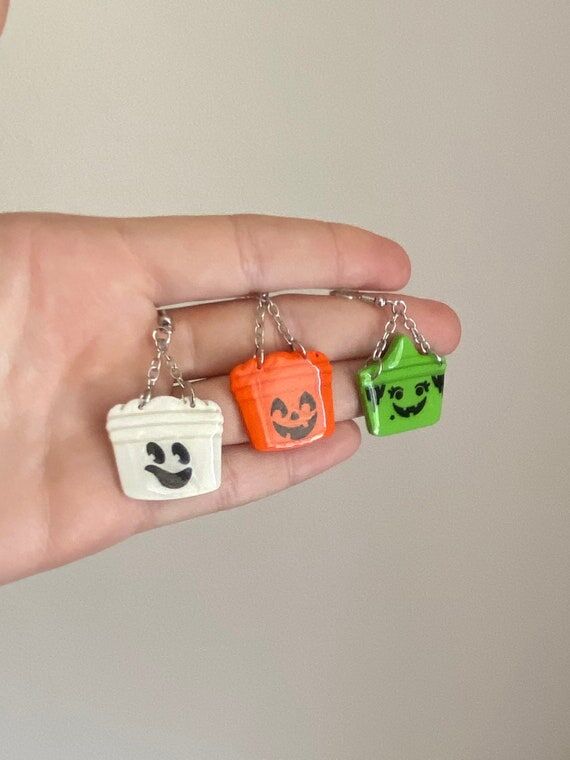BIG McDonald’s Halloween Bucket Polymer Cla...