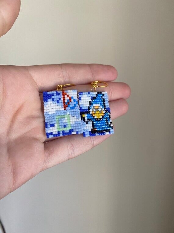 Kamek Magikoopa Super Mario Dangle Fully Bead...