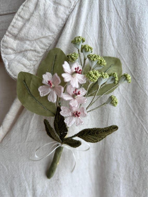 Flower Corsage (Brooch)/Cherry blossoms(sakur...